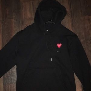 Couples logo Black Hoodie